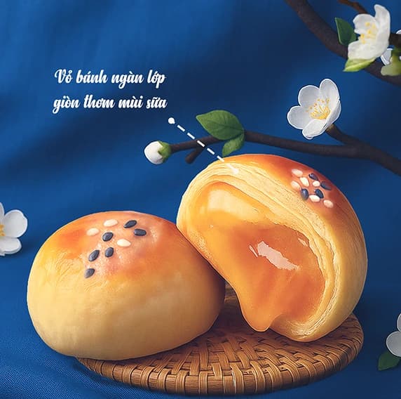 Ảnh bánh trứng chảy