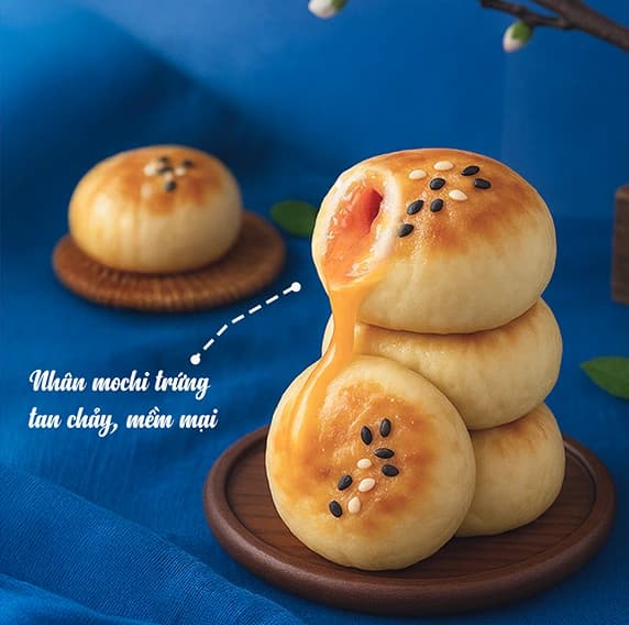 Ảnh bánh trứng chảy